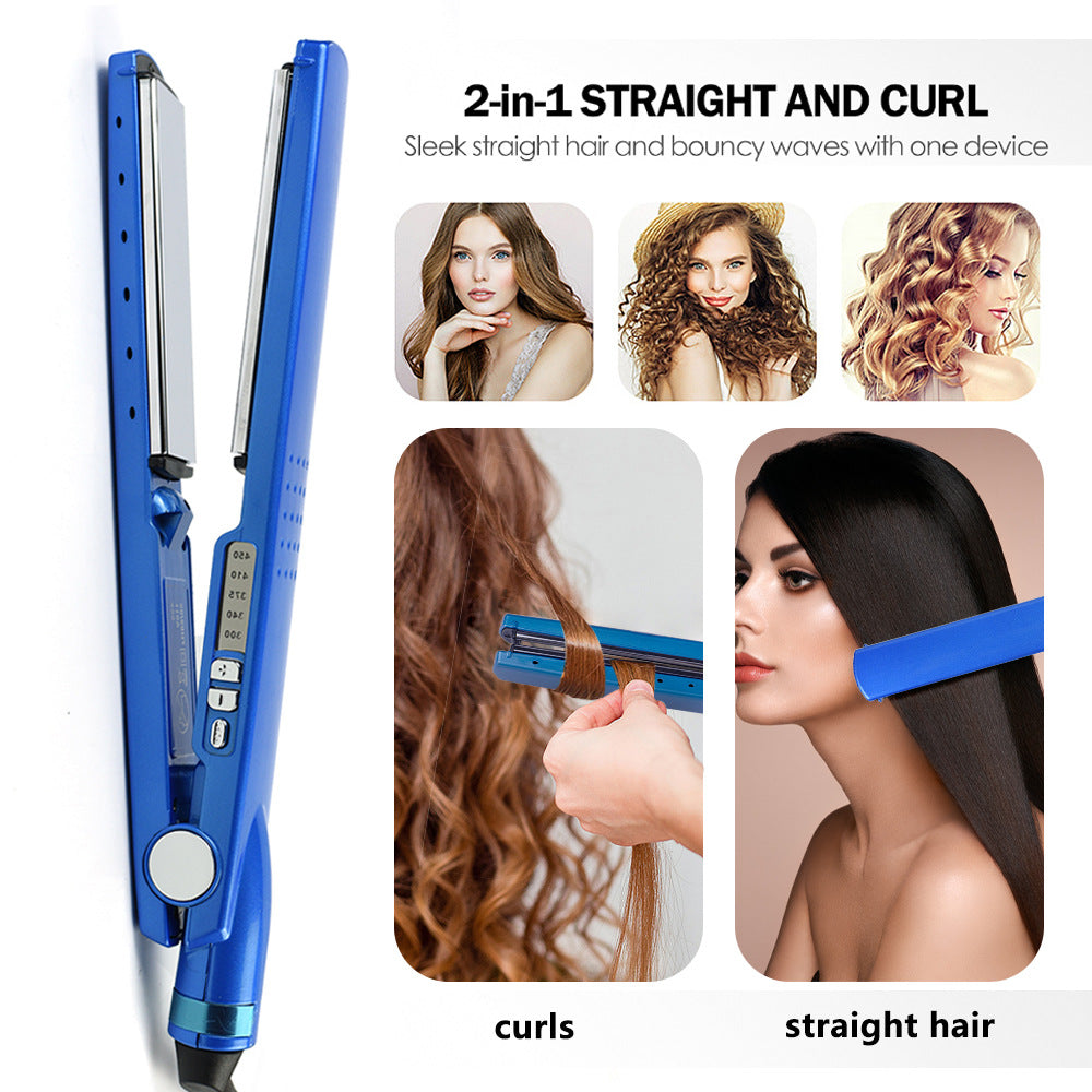 Nano Titanium Hair Straightener & Curler Set