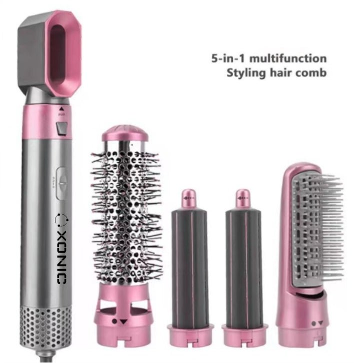 5 - in - 1 Hot Air Comb Hair Dryer (800W) - Xonic