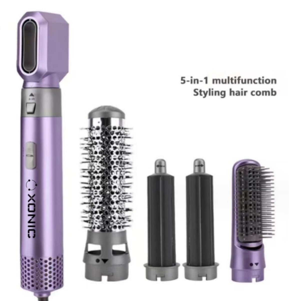 5 - in - 1 Hot Air Comb Hair Dryer (800W) - Xonic