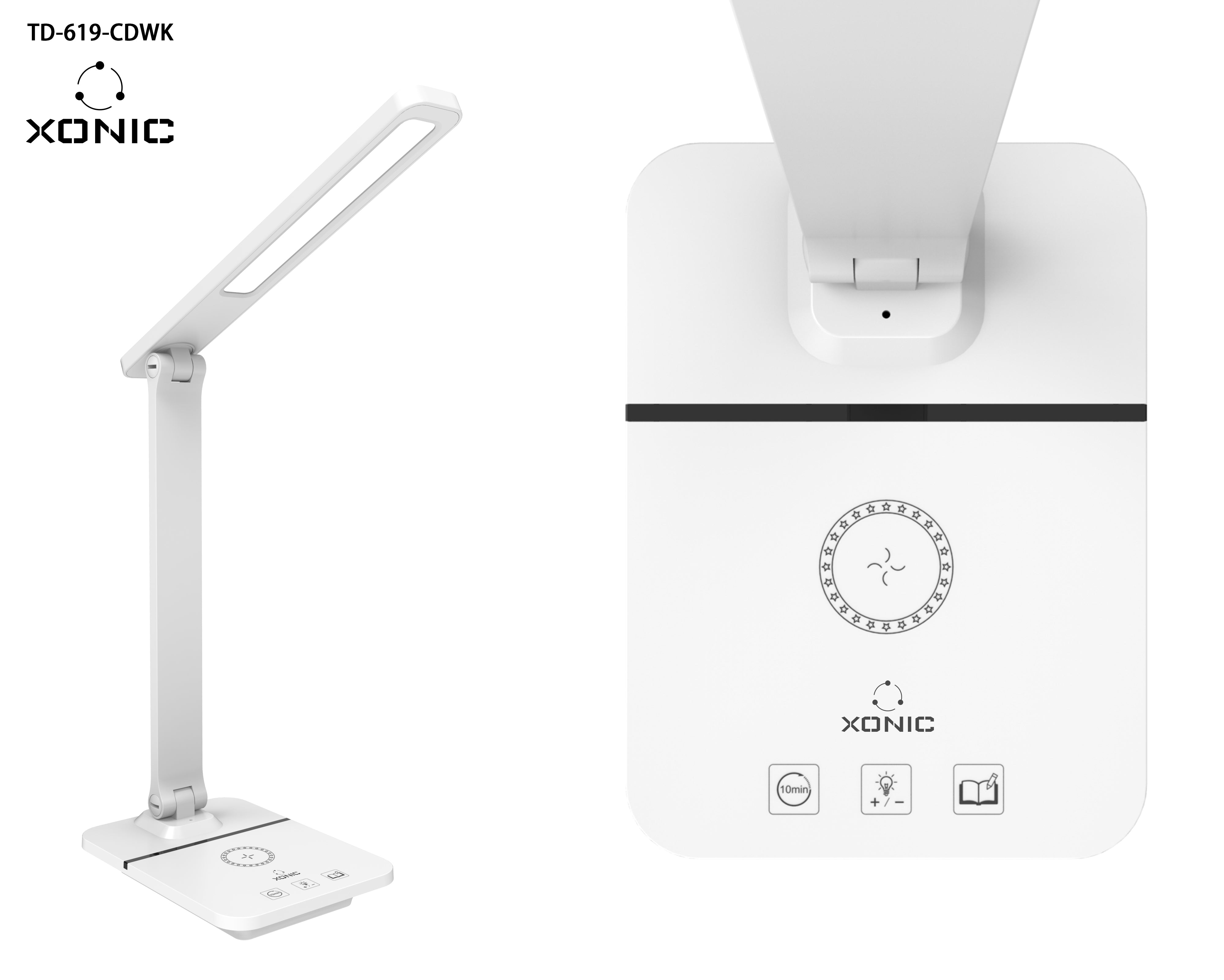 Wireless LED Fast Charging Desk Lamp