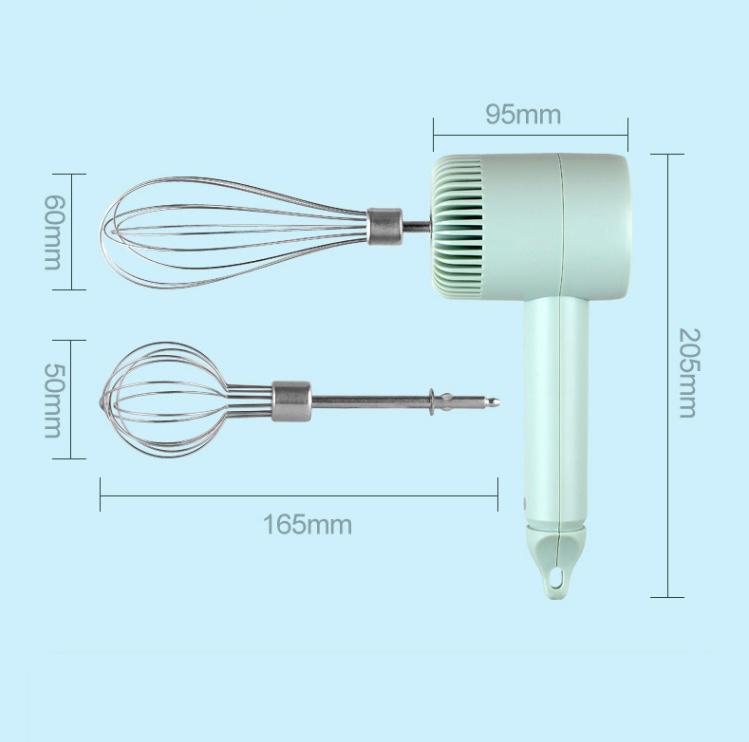 Handheld Electric Whisk & Chopper With Rechargeable Battery