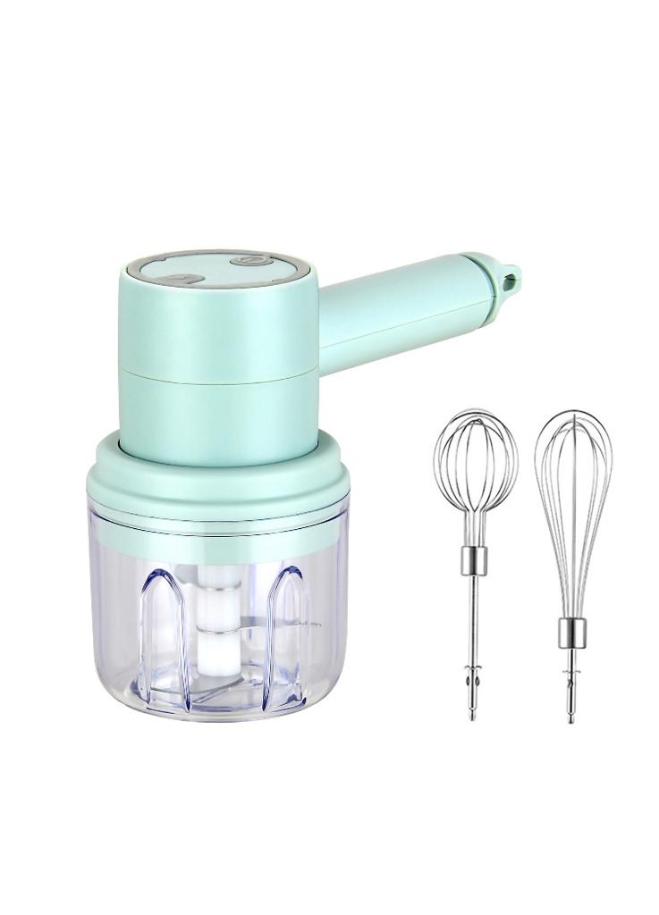 Handheld Electric Whisk & Chopper With Rechargeable Battery