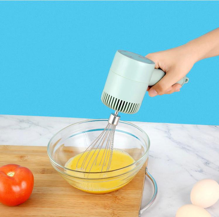 Handheld Electric Whisk & Chopper With Rechargeable Battery