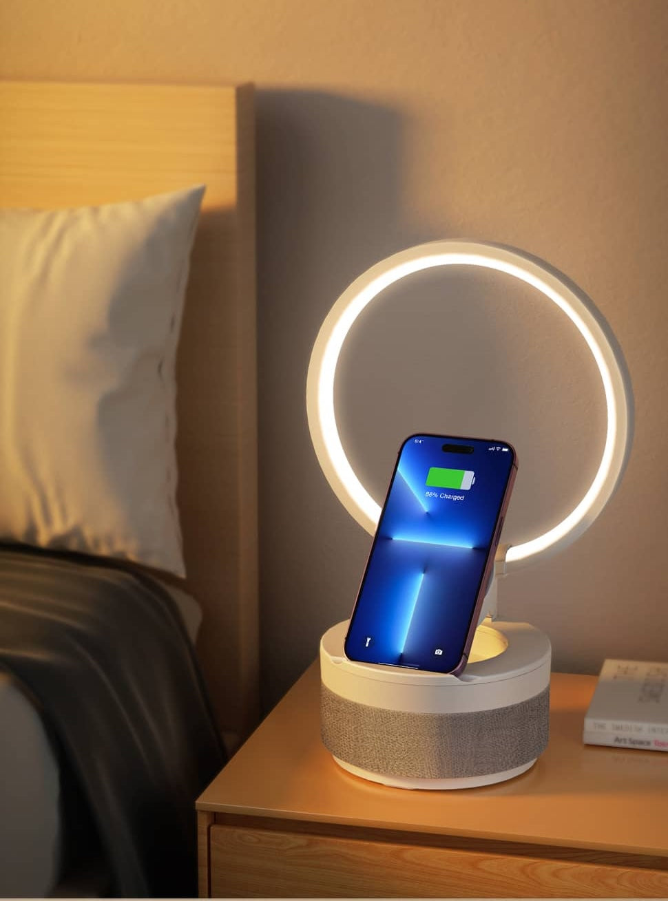 Wireless Charger Bluetooth Speaker Desk Lamp